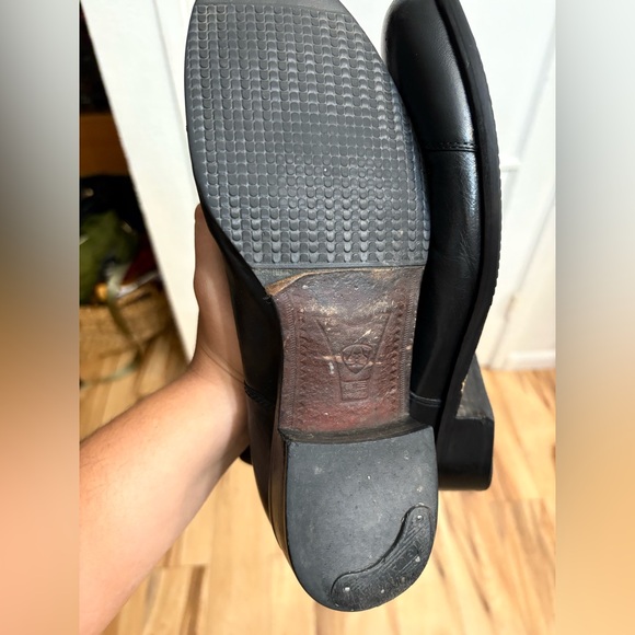 Arita black leather boots - Picture 6 of 10